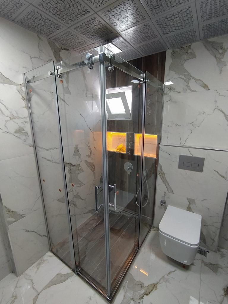 Smeraldo Serisi Krom 8mm Şeffaf Dusakabin