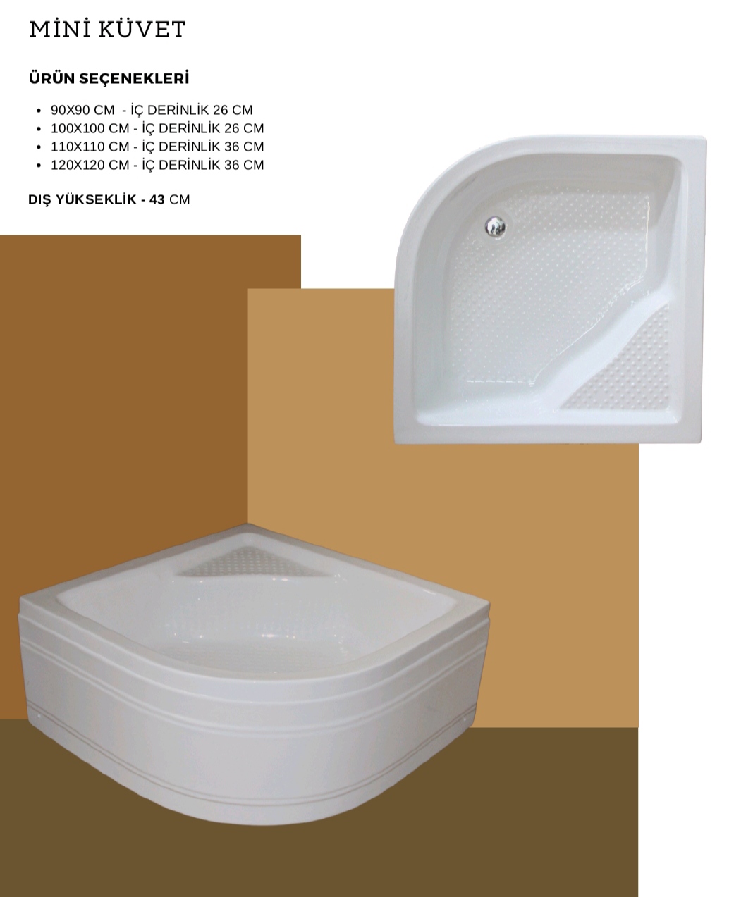 Oval Mini Küvet Modelleri